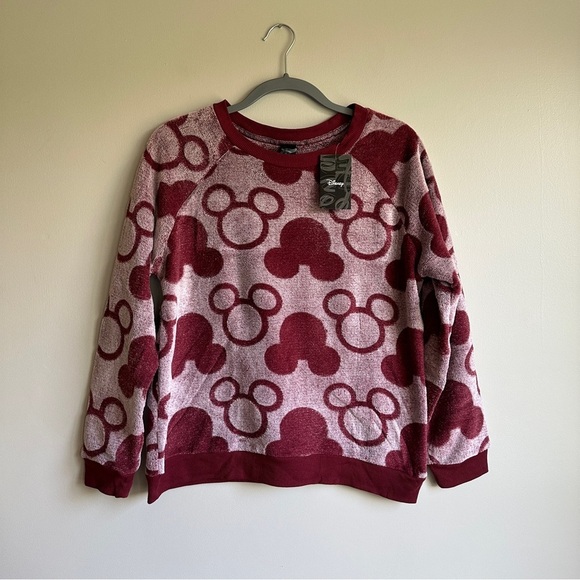 NWT Disney Mickey Mouse Soft Sweatshirt M - Picture 1 of 9